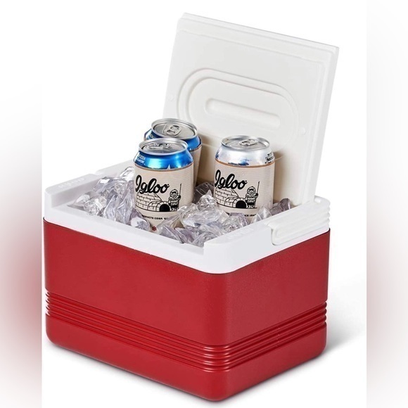 NEW Igloo Legend 6-Can Cooler, Red, 5 Qt - Picture 1 of 6